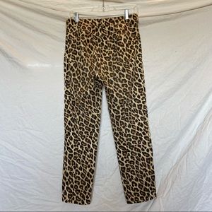 High-waisted Cheetah Pants